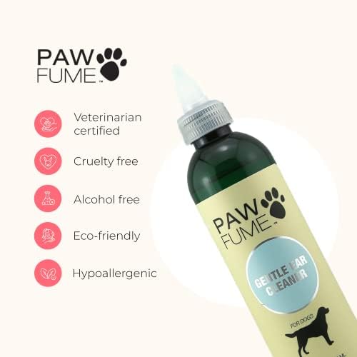 Paw Fume Gentle Ear Cleaner for Dogs + Dog Shampoo and Conditioner