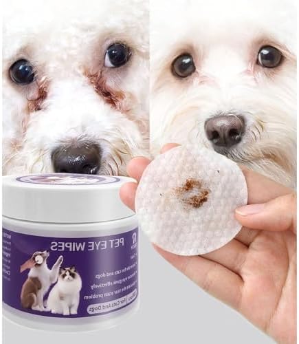 Pet Cleaning Wipes 3-Piece Set Pet Dental Wipes for Dogs & Cats - Dog Teeth & Eyes & Ears Cleaning Powder Disposable Pet Wipes Teeth Cleaning Wips
