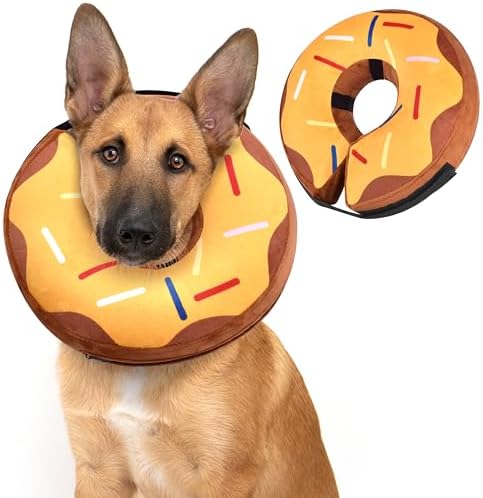 Soft Inflatable Cone Recovery Collar for Dogs and Cats After Surgery