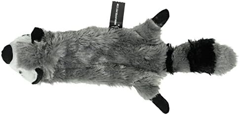 Hyper Pet Critter Skinz Raccoon Stuffless Dog Toy, Medium