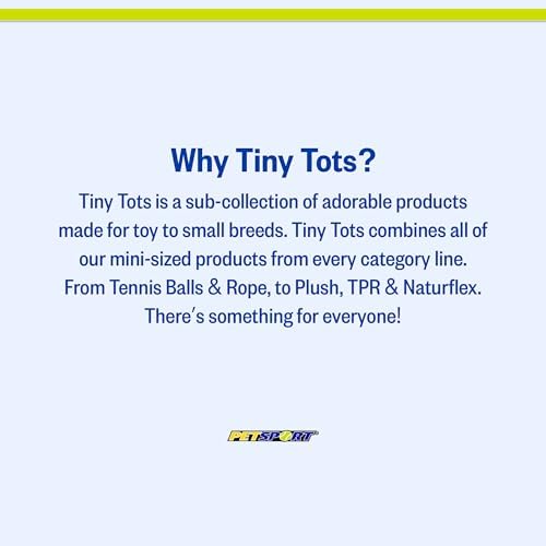 PetSport Naturflex Tiny Tots Pig Toy - Durable & Long-Lasting, Non-Toxic Material, Internal Squeaker, Rubber Toy for Dogs, Ideal for Interactive Play and Engagement
