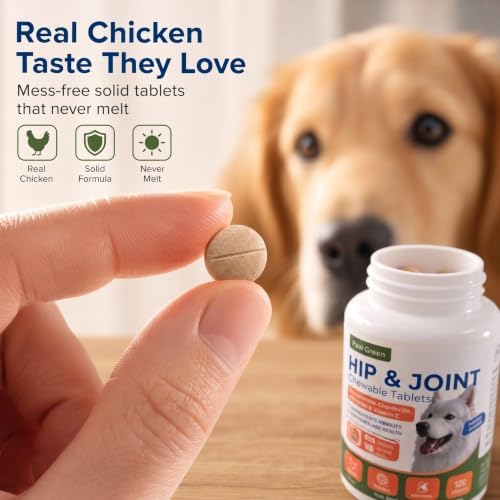Glucosamine Hip & Joint Supplement for Dogs, Chewable Tabs, 90 Ct