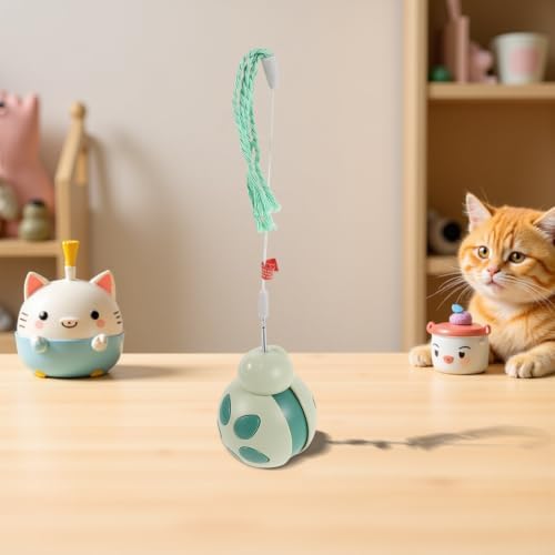 BESPORTBLE Cat Treat Dispenser with Beetle Shape, Plastic Interactive Ball
