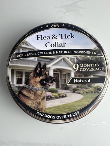 Flea Collar for Dogs, Flea and Tick Collar for Large Dogs-2 Pcs