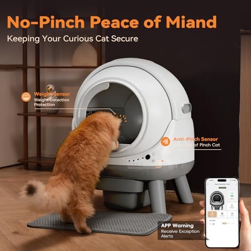 Smart G1 Automatic Self Cleaning Cat Litter Box for Multiple Cats