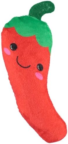 Cudlie 3 Pack Plush Dog Chew Toys – Soft Squeaky Puppy Toys for Small Dogs– 4" Durable, Cute & Safe Pet Toy Gift Set (Food, Fruit, Farm, Zoo & Safari Animal Themes)