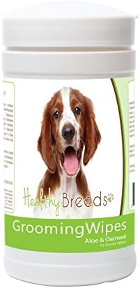 Healthy Breeds Welsh Springer Spaniel Grooming Wipes 70 Count