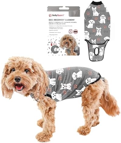 BellyGuard Dog Surgery Recovery Suit, Male Female After Spay Neuter Onesie