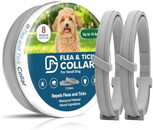 NJKPUYT Small Dog Flea Collar, Safe to Use - 1P