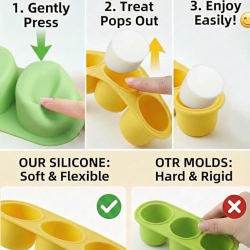 2 Pack Dog Toys for Aggressive Chewers Green & Brown