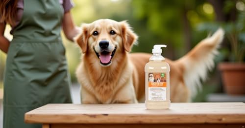 SENTRY Oatmeal Flea and Tick Shampoo for Dogs, Rid Your Dog of Fleas, Ticks, and Other Pests, Hawaii Ginger Scent, 63.5 oz