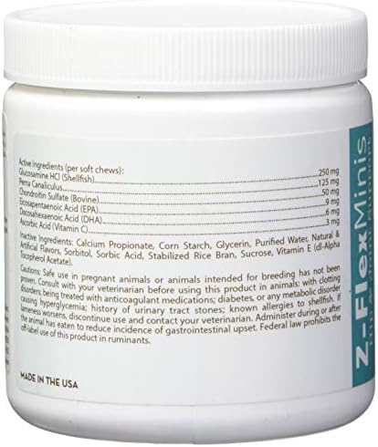 Healthy Breeds Peekapoo Z-Flex Minis Hip and Joint Support Soft Chews 60 Count