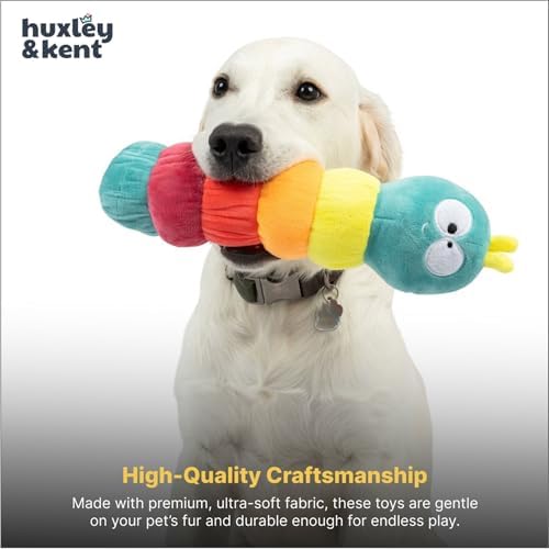 Huxley & Kent Fetchies Plush Dog Toy, Caterpillar, Large