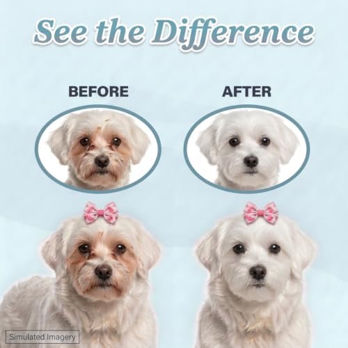 Eye & Ear Wipes – Tear Stain Remover for Dogs and Cats, 100 Wipes