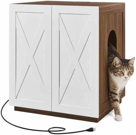 unipaws Cat Litter Box Enclosure for Self-Cleaning & Automatic Litter Boxes