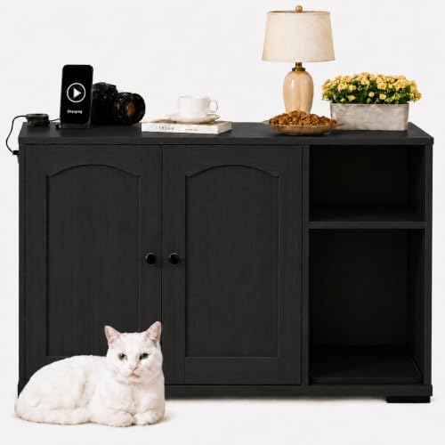 Garvee Cat Litter Box Enclosure, Large Cat House