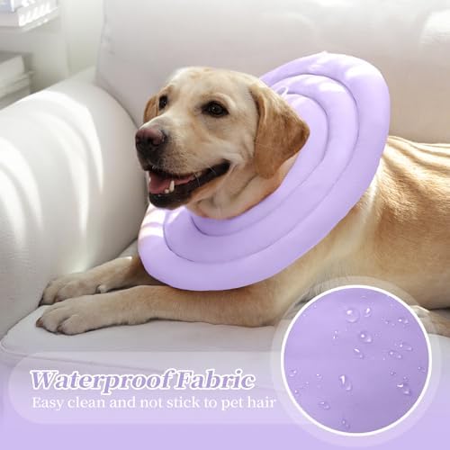 IDOMIK Dog Recovery Collar, Waterproof Soft Dog Cone After Surgery