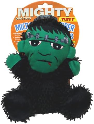 MIGHTY® 2 Pack Microfiber Medium Frankenstein Ultra Durable Plush Dog Toy