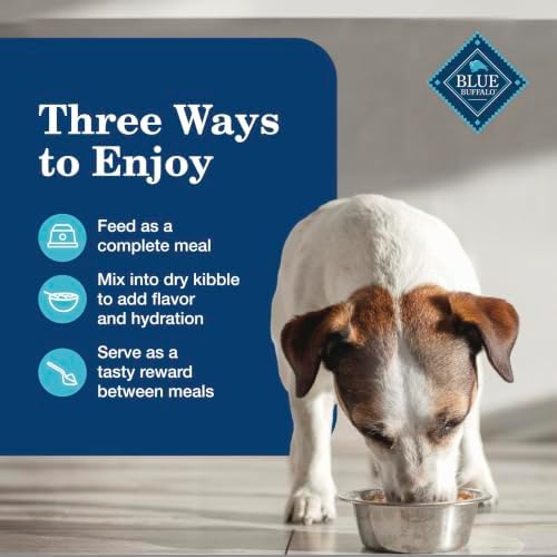 Blue Buffalo Homestyle Recipe Chicken Senior Wet Dog Food, 12.5 oz, 12 ct