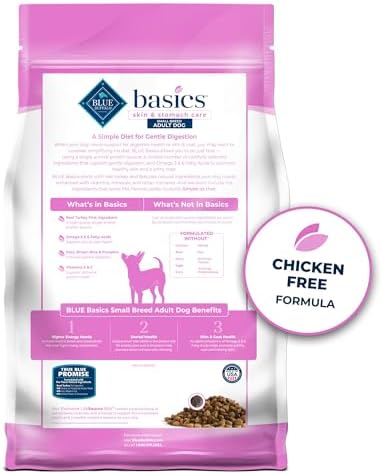 Blue Buffalo Basics Turkey Small Breed Adult Dry Dog Food, 11 lb