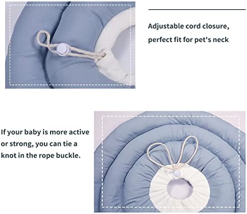 Gagabody Dog Cone for Large Dogs - Comfortable Adjustable Soft Alternative After Surgery - Elizabethan Donut Collar for Recovery - Different Sizes for Cats, Medium and Small Dogs