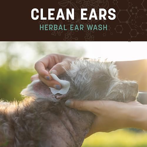 Earth Animal Apothecary - Herbal Ear Wash Cleanser for Pets - 4 fl oz