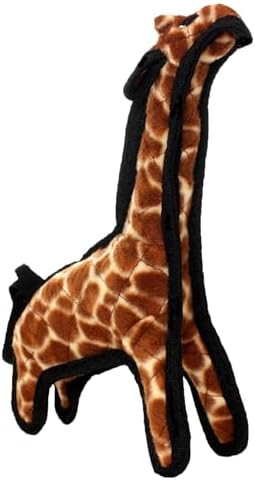 TUFFY® - 2 Pack Original : Giraffe Dog Toy : Ultra Durable Plush Dog Toy with Multiple Layers & Reinforced Seams, Washable and Floats, Original Construction