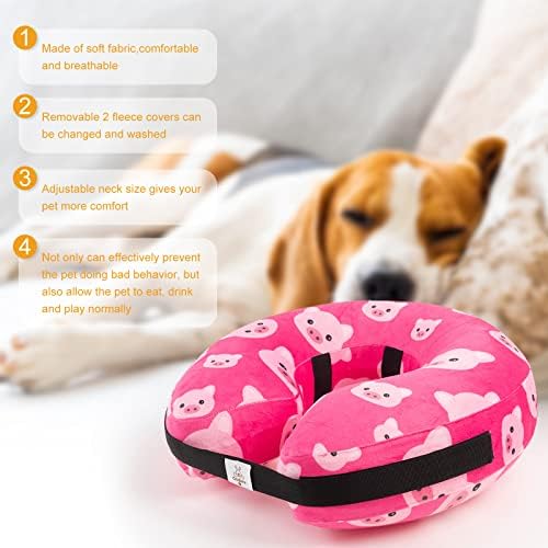 CuteBone Dog Recovery Cone for Small Medium Dogs & Cats