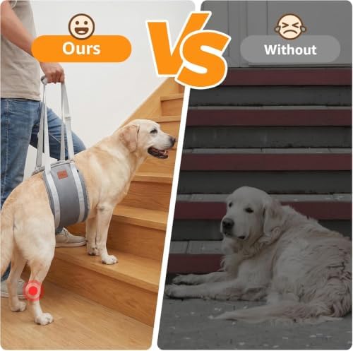 Adjustable Dog Sling for Large Dogs Hind Leg Support Weak Legs Mobility Aid