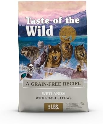 Taste of the Wild Wetlands Adult Dry Dog Food, Roasted Fowl, 5lb