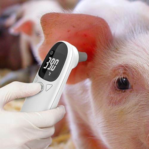 Dog Ear Thermometers High-Precision, Double-Mode Design, Clear LED Display