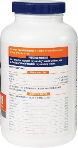 ProSense Vitamin Solutions Dog Multivitamin Chewable Tablets, 90 Ct (6 Pk)