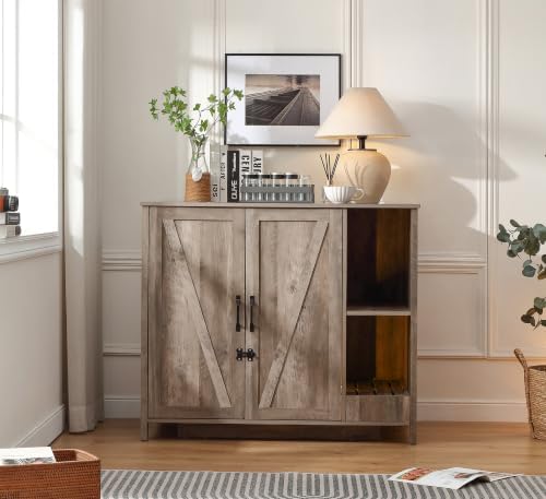 FOREST GRAVITY Extra Large Litter Box Cabinet for Self-Cleaning Litter Box