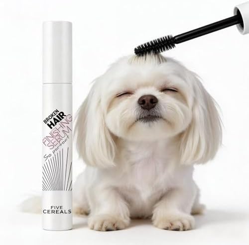 Pet Facial Hair Styling Gel - Gentle Alcohol-Free Formula for Eyes & Nose Flyaways, Daily Grooming & Styling for Small Long-Haired Dogs & Cats, 0.53 oz