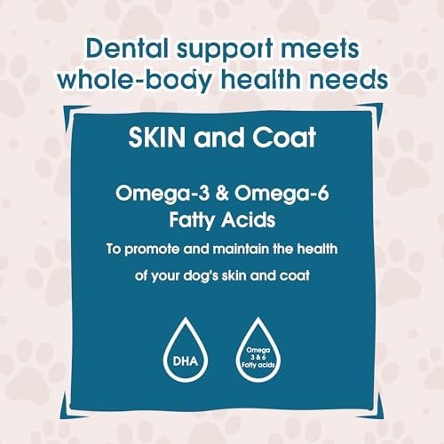 Get Naked Grain Free 1 Pouch 6.6 Oz Skin & Coat Dental Chew Sticks, Large