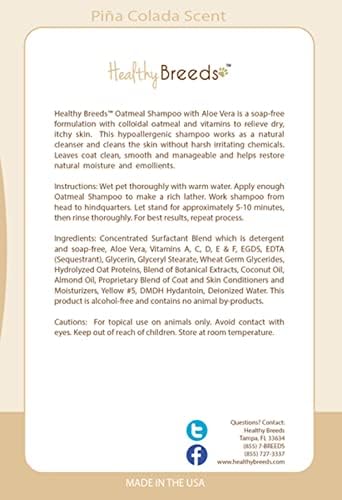 Healthy Breeds Shih-Poo Oatmeal Shampoo with Aloe 16 oz (Pack of 2)
