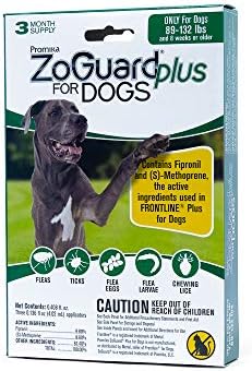 ZoGuard Plus Flea & Tick Topical for X-Large Dogs 89-132 lbs, 3 Months