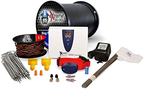 Underground Electric Dog Fence Kit, Pro Grade, 1-Dog, 2500 ft