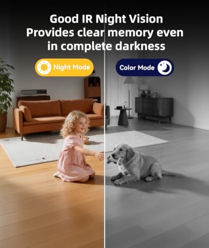4K Wireless WiFi Indoor Security Camera with Bluetooth Speaker