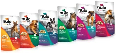 Nulo Freestyle Variety Flavor Real Meat Grain-Free Premium Puppy & Dog Food Topper, 2.8 Ounce (Pack of 6)