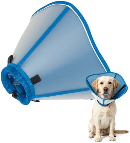 Dog Cone Collar After Surgery,Adjustable Soft Dog Cone