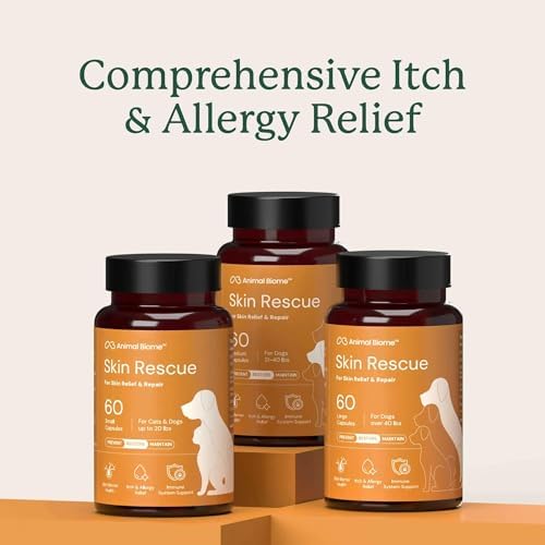 Animal Biome Skin Rescue LG Dog & Cat Probiotic Itch & Allergy Relief 60ct