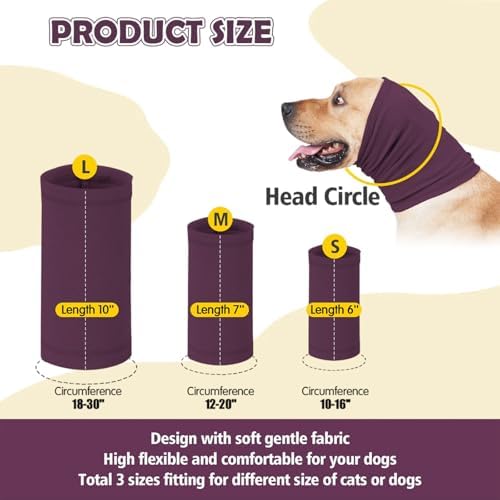 Dog Calming Hoodie No Shake Anxiety Relief Quiet Ears for Dogs