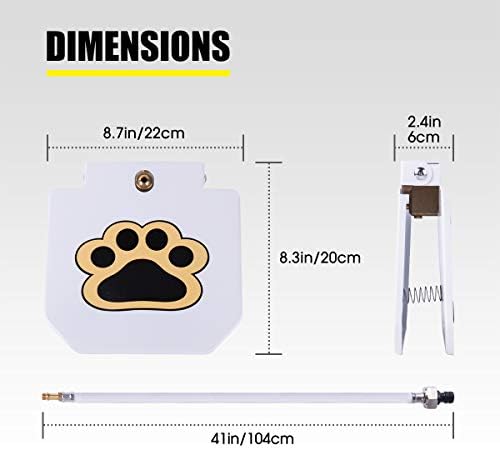 BACOENG Outdoor Dog Water Fountain Step On, Dog Sprinkler Paw Activated for Large Dogs, Pet Drinking Water Fountain with Upgraded Valve