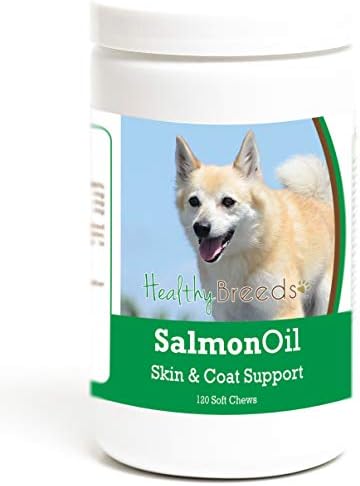 Healthy Breeds Norwegian Buhund Salmon Oil Soft Chews 120 Count