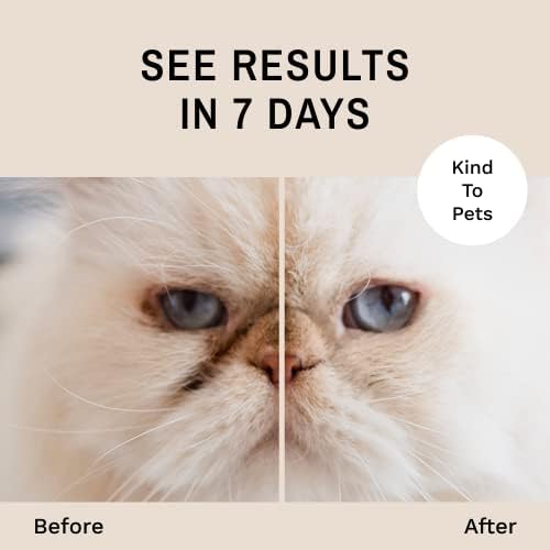 Eye Envy Tear Stain Remover Powder for Dogs and Cats. Natural, Safe Formula. Apply Around Eyes. Absorbs and Cleans Tears and Staining. Keeps Area Dry. Made in The USA. (.5 oz) (Pack of 2)
