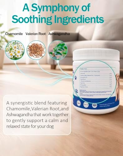 Calming Chews for Dogs with L‑Theanine & Chamomile,120ct
