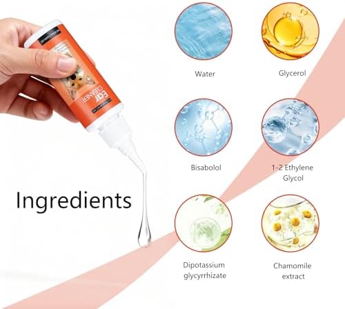 FlowFish Pet Ear Cleaner for Dogs Ear Infection Treatment, No-irritating Dog Ear Cleaner Solution for Treat Dog Ear Infection At Home with Gentle Caring [1.69 FL.OZ]
