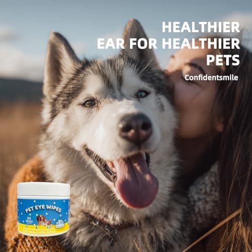 Cat Eye Wipes, Dog Eye Wipes, Eye Wipes for Dogs, Cat Wipes, Pet Wipes for Cats, Dog Tear Stain Remover, Cat Dental Care – Pet Eye Wipes for Cats: Tear Stain Cleaning Wipes, Daily Morning Cleanup
