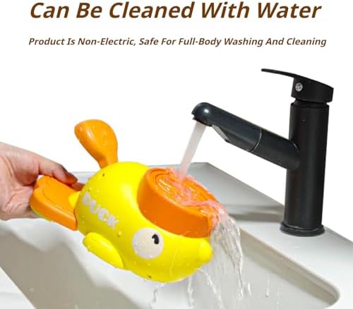 Duck Cat Treat Dispenser, Interactive Button-Operated Slow Feeder with 3 Grain Bin Covers, Puzzle Toy for IQ Training & Mental Stimulation (Yellow)